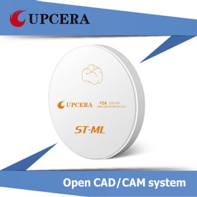 Pre Sintered Zirconia Dental Ceramic Materials Multilayer With 16 VITA Colors