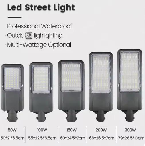 50w 100w 150w 200w Ip66 Outdoor Road Lighting Highway Street Lamp SMD Die-Cast Aluminum Led Street Light