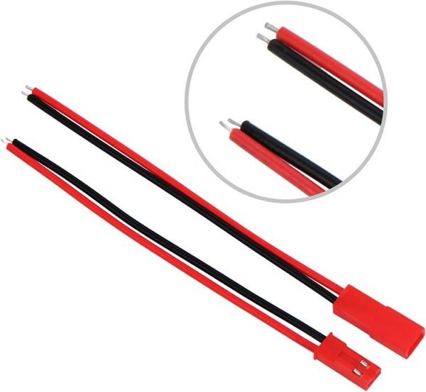 22AWG mâle femelle 2 PIN JST SYP RCY connecteur de prise à l'extrémité nue de fil pigtail câble de plomb harnais pour batterie à bande LED