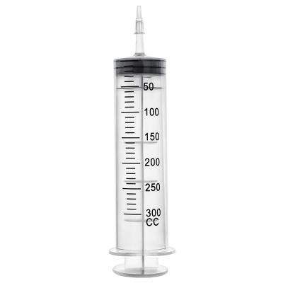 300ml Clear Volume Scale Disposable Syringe Made Of Durable And Safe PVC Material Widespread In Scientific Laboratories