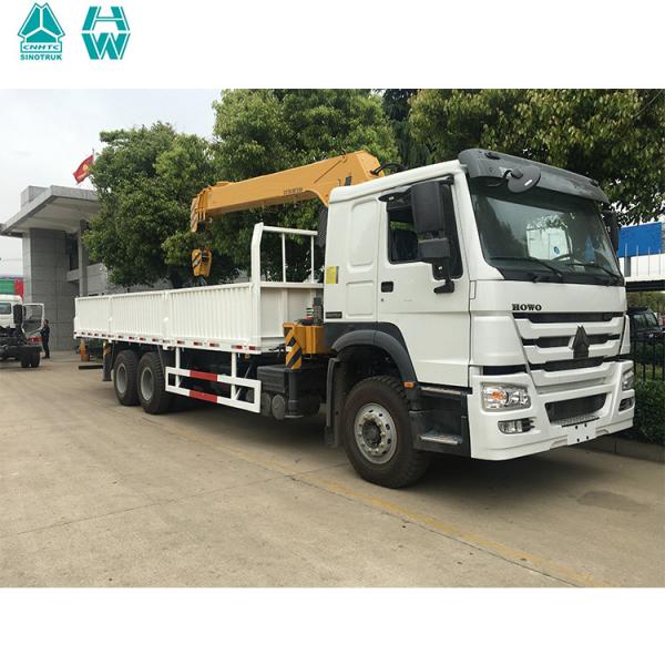Sinotruk Heavy Duty HOWO 6x4 truck mounted crane with cargo body