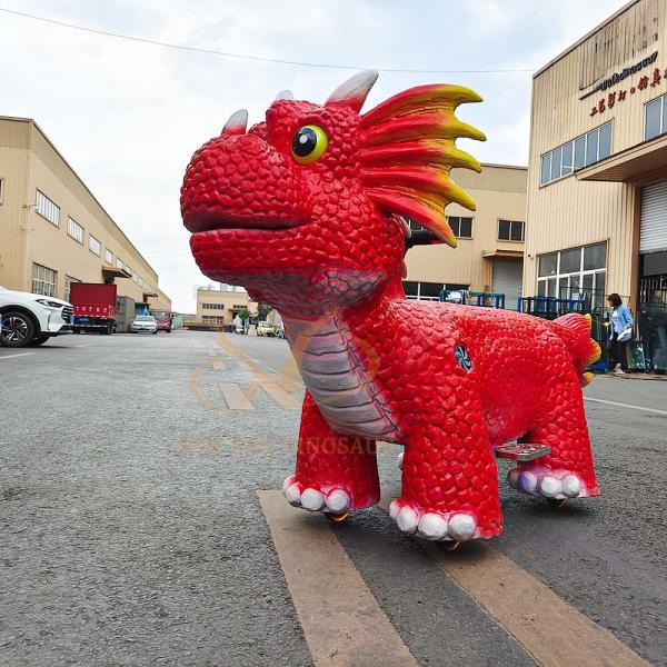 Scooter eléctrico para dinosaurios personalizado, Scooter eléctrico para animales robótico para niños