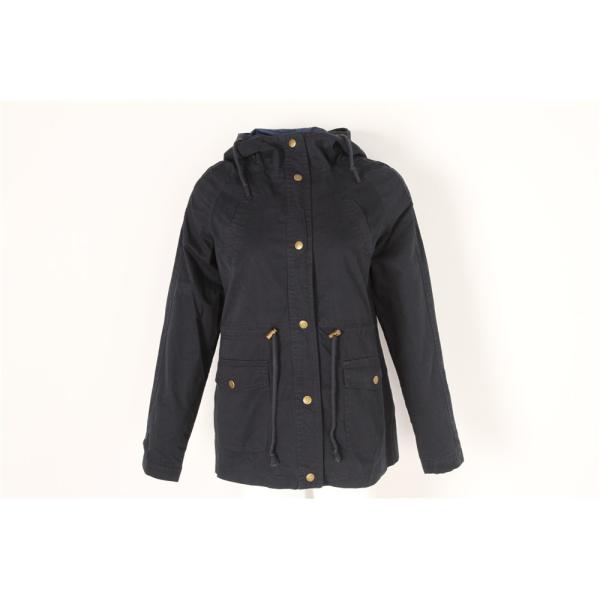 Ladies longline COTTON parka, Women's cotton coat, Very Washed, Chic style