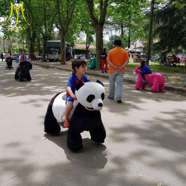 Hansel Guangzhou Plush Stuffed Zippy Battery Walking Horse Electric Animal Toy Ride