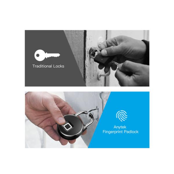Шкаф отпечатка пальцев P22 не запирает никакой Padlock цилиндра небольшой круглый