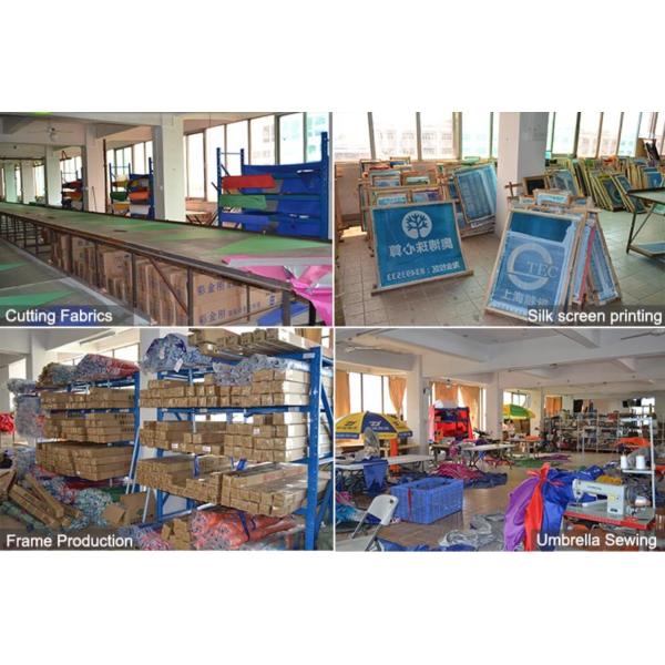 Парасоль полиэстера дюйма 190T зонтика 48 навеса пляжа патио цвета 120CM Multi