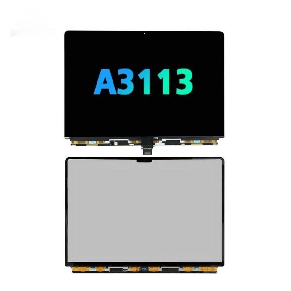 MacBook Air 13.6 LCD Display Replacement with 2560x1664 Resolution, 500-Nit Brightness, and Wide Color Gamut (P3) for A3113 (2024 M3 Pro MEC8611)