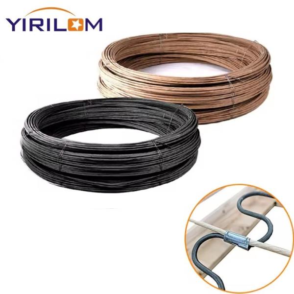 OEM 1.6-2.0mm Steel Diameter Noise-Free Connection Fixing Wire for Sofa Zig Zag Spring in 500m Roll Packing