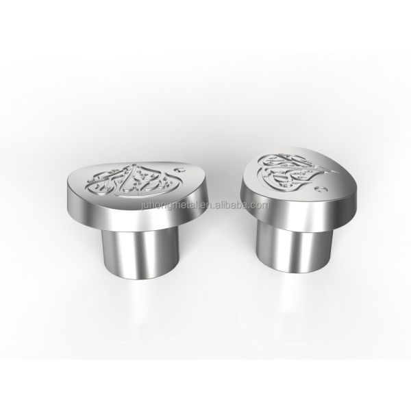 Customizable Logo 15mm Zinc Alloy Perfume Crown Cap Metal Cover for Liquid Application Chinese Style FEA 15