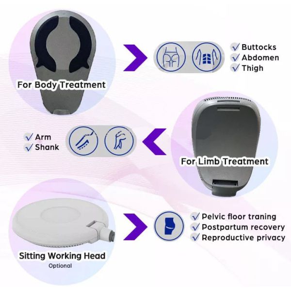 Non Invasive Cellulite Removal Muscle Stimulator HIEMT EMS Body Sculpting Machine