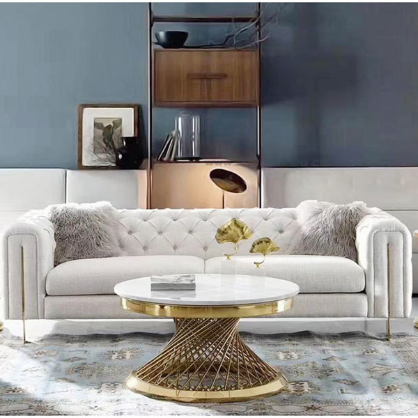 таблица белого современного кофе мраморная разбивочная для живя комнаты рисуя 130x45cm