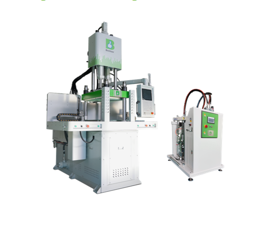 Liquid Vertical Injection Molding Machine With Double Sliding Board