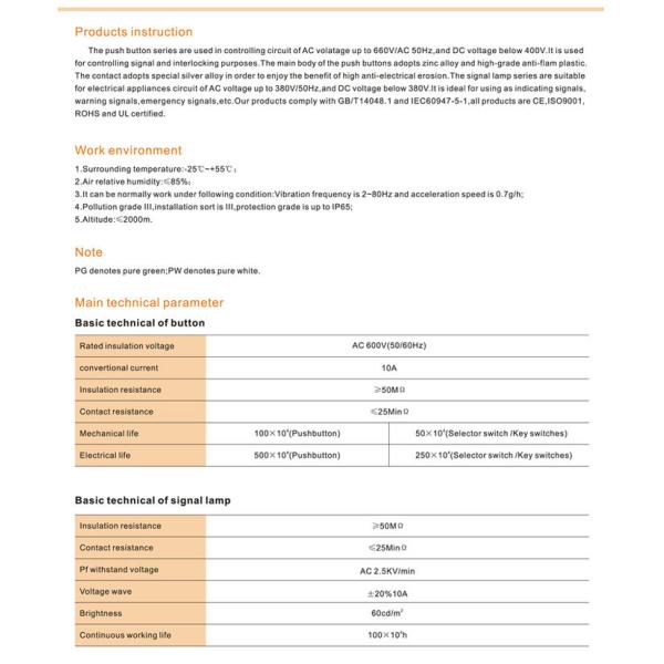 Black  Push Button Switch SB2 Series / Illuminated Momentary Switch OEM Service