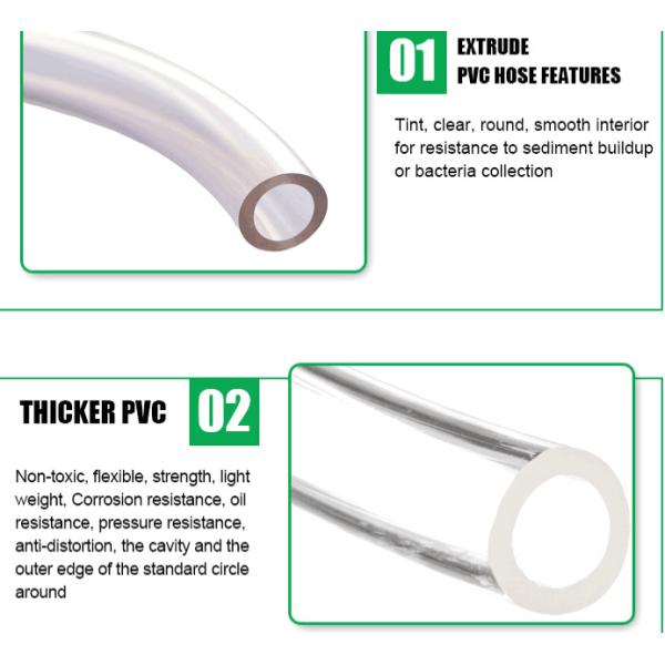 Transparent Durable Medical Rubber Tubing  Light Weight