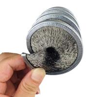Brush de resorte de la bobina de la espiral de hierro galvanizado Brush de la tubería industrial de pulido 45mm