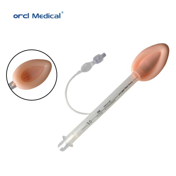 Masque laryngéal en PVC médical en silicone avec voie aérienne approuvée CE et ISO