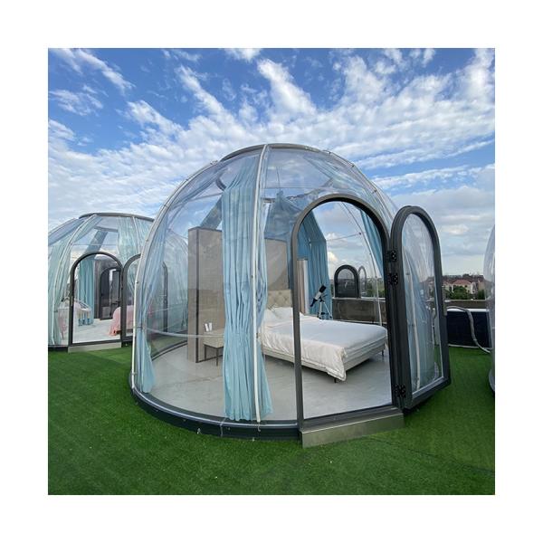 High Efficiency High Efficiency 3 5m Igloo Dome Clear Bubble Tents Waterproof