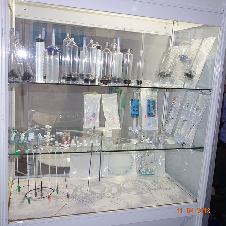 Medical Consumables Type Coiled Tube with Y Connector for Angiographic Syringe