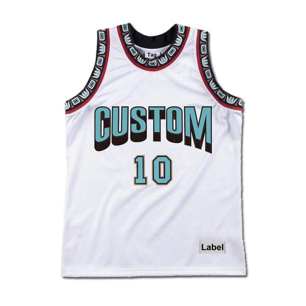 Embroidery Basketball Shirt Jerseys Polyester For Youth Adults