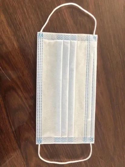 Commonly Used Medical Protective Mask , Elastic Ear Loop Mask With Air Filter Paper
