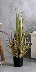 Artificial Snake Plant 26 inches Fake Sansevieria Artificial Potted Plants for Indoor and Outdoor, Home, Office