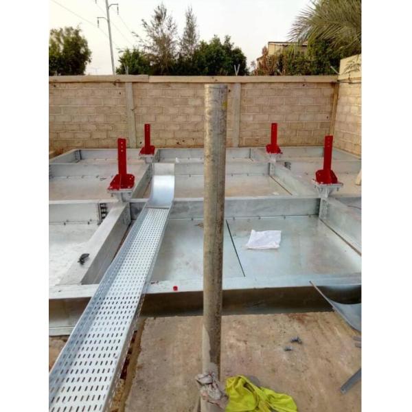 O mergulho Q235 quente galvanizou a torre de aço para a telecomunicação RDU RDS