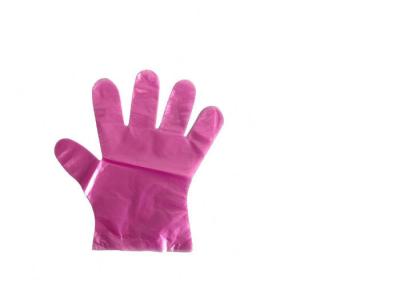 Polyethylene Breathable Disposable Gloves Customzied Color OEM / ODM Service