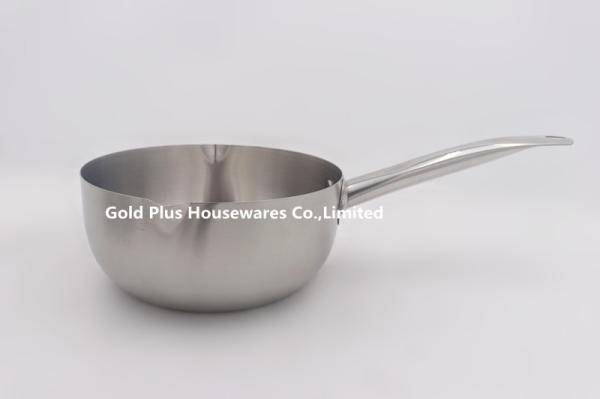 20cm High quality kitchenware stainless steel milkpan saucepan frying pan for Kitchen