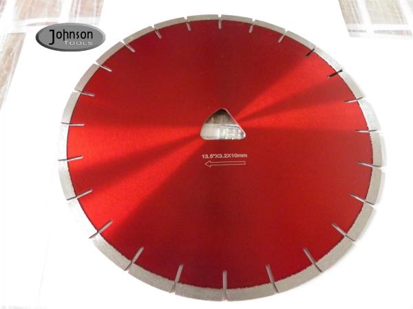 13.5 Soft Cut Diamond Concrete Saw Blades For Cut Green Concrete Joints