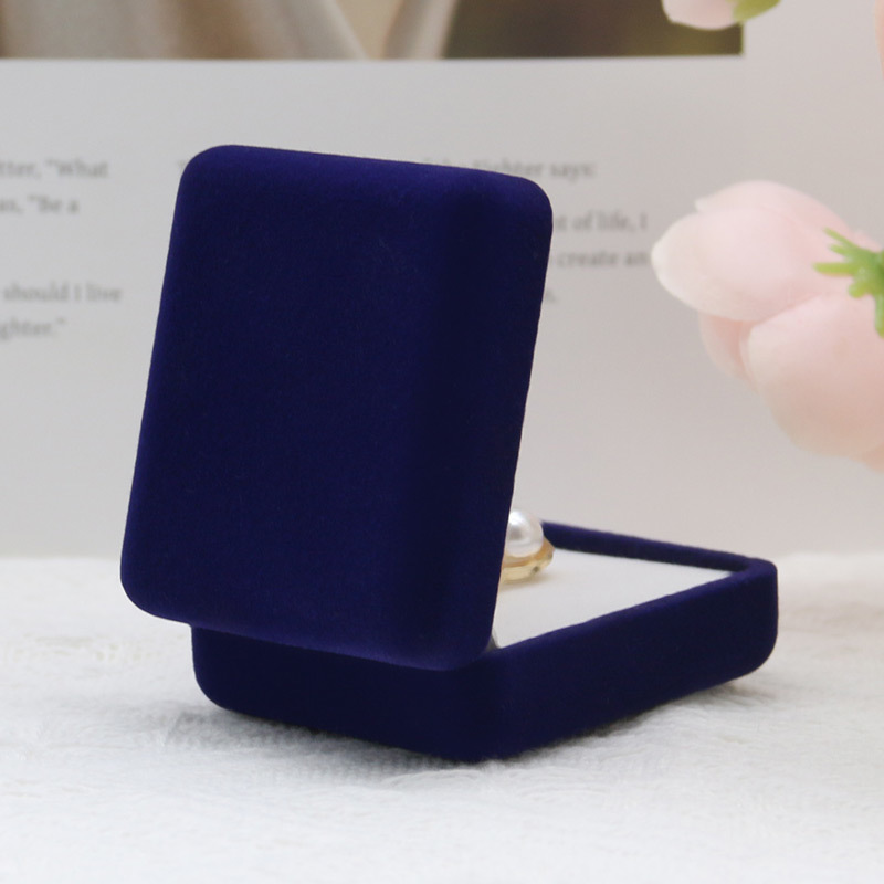 Custom Designed Velvet Jewelry Box Collection With Minimalistic Rectangular Shape
