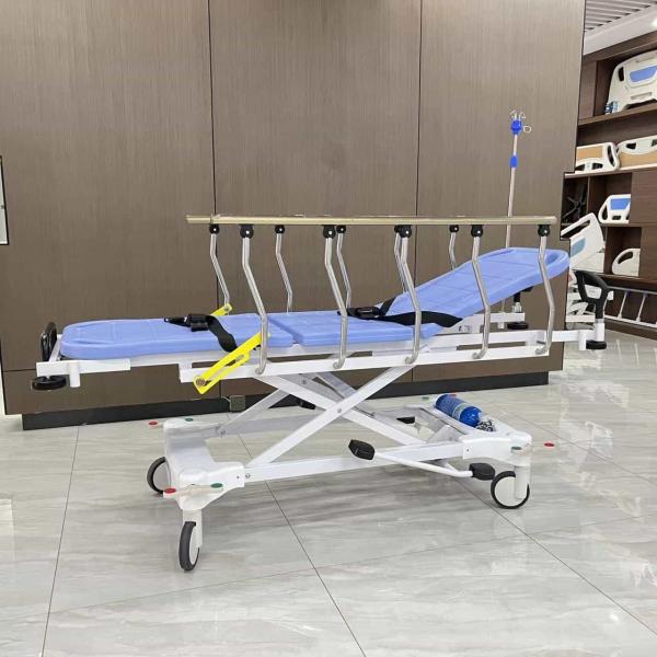 Emergency Stretcher Trolley Hydraulic Emergency Trolley Medical Product Wheelchair transfer bed