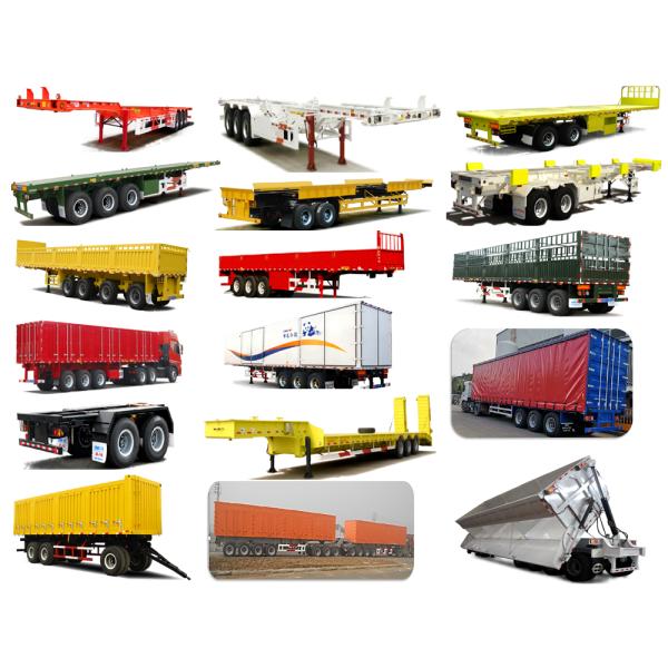 60 Ton Loading Capacity Semi Truck Trailer with Fence and Tarpaulin Main Beam T700/Q345 Steel
