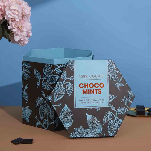 Custom Large Capacity Hexagon Shape 3D Raster Rigid Lid And Base Gift Box