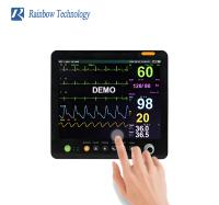 tela táctil ICU Vital Signs Monitor da baixa potência do monitor paciente de um parâmetro de 15 polegadas multi