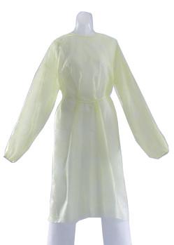Standard Size Disposable Hospital Theatre Gowns Tie On Neck And Waist