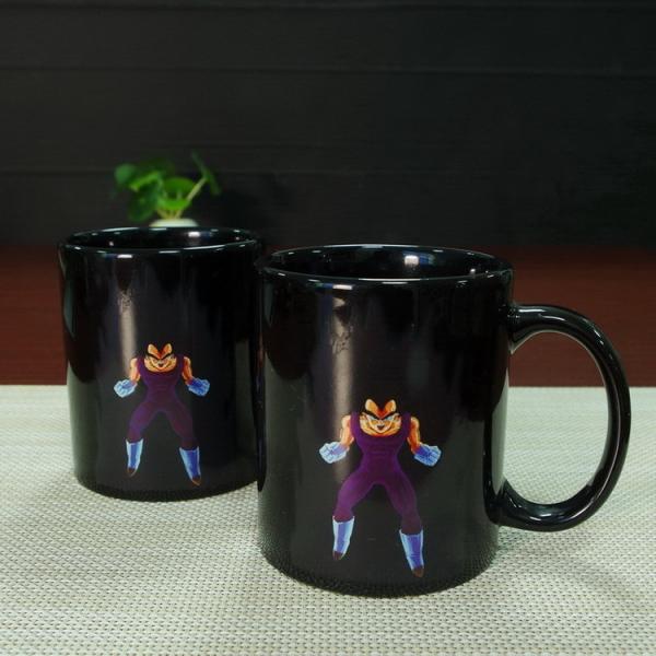 Promotional gift  heat sensitive photo mug cartoon dragon ball vegeta