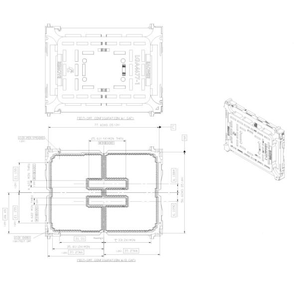 FOXCONN  PE46773-01NK3-1H   PE46777-01NK3-1H Sever CPU SOCKET Intel Eagle stream Socket E 4677