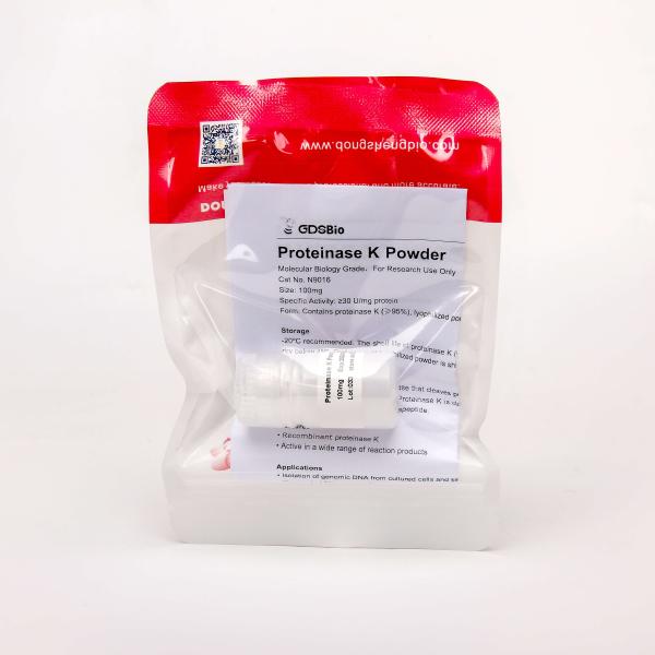 Pó diagnóstico PK N9016 100mg da protease K da categoria da biologia molecular dos produtos de GDSBio in vitro