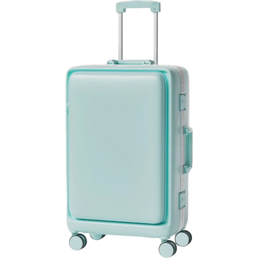 Wholesale Custom Logo Hard Shell Aluminum Luggage Large Capacity Aluminum Frame Suitcase Luggage