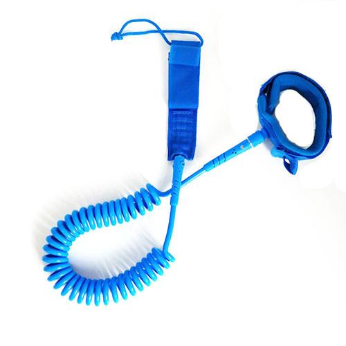 Custom Blue TPU Elastic Kayak Paddle Leash 70CM Long Stretch 3M