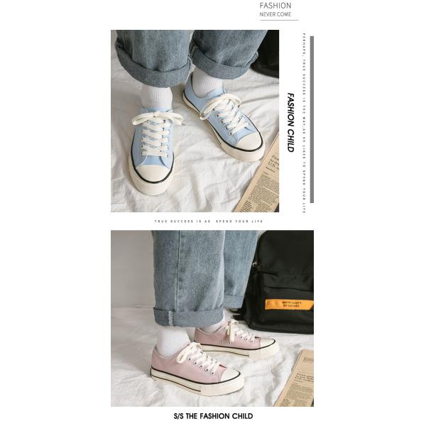 1970s Replica Canvas Shoes Men'S Ulzzang Low-Top Couple Shoes Korean Style Trendy Breathable Teenagers Wear