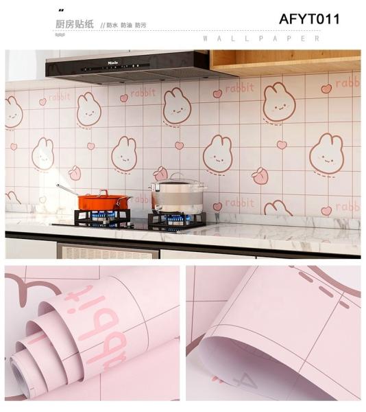 Waterproof Oil-proof Self Adhesive White Marble Vinyl Film Wall Stickers for Cupboard Home Kitchen Wallpaper 0.61m width