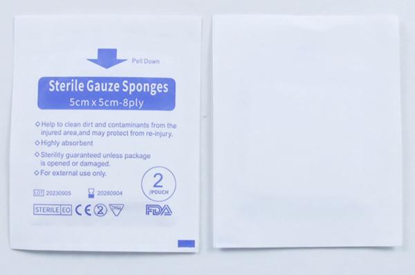 Dressing Wound Care Supplies Gauze Swab 10cmx10cm Sterile 5cmx5cm 7.5cmx7.5cm