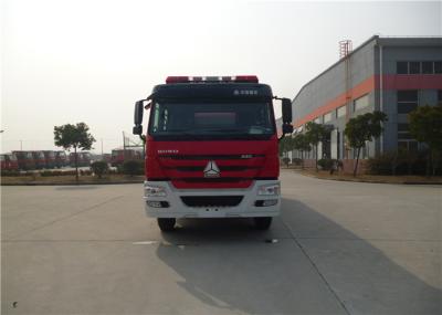 Os chassis 6x4 de HOWO conduzem o carro de bombeiros seco do pó & da espuma para o salvamento da emergência