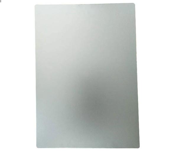 A4 0.6mm Semi Matte Rough Matte Lamination Press Steel Plate for PVC Card Making