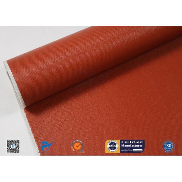 Ткань стеклоткани е стеклянная покрытая с красным сопротивлением высокой температуры силикона