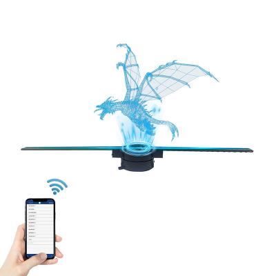 Tempo de resposta de 24 horas 65cm/80cm/100cm Holograma 3D Ventilador para Projeção Holográfica Aérea