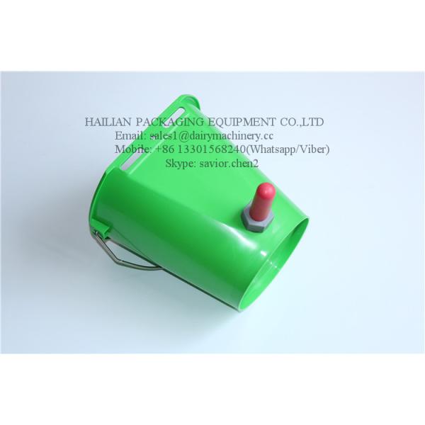 Agricultura Láctea 8L Balde de plástico para el cuidado de terneros con 5 tetas para la alimentación de leche