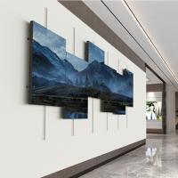 Écran de levage coulissant fixé au mur d'intérieur de l'écran HD de LED