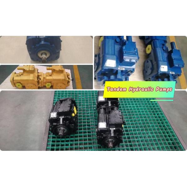 construction machinery mixer hydraulic pump 1 Year Cast Iron Tandem Hydraulic Pumps with Black Or Blue Color